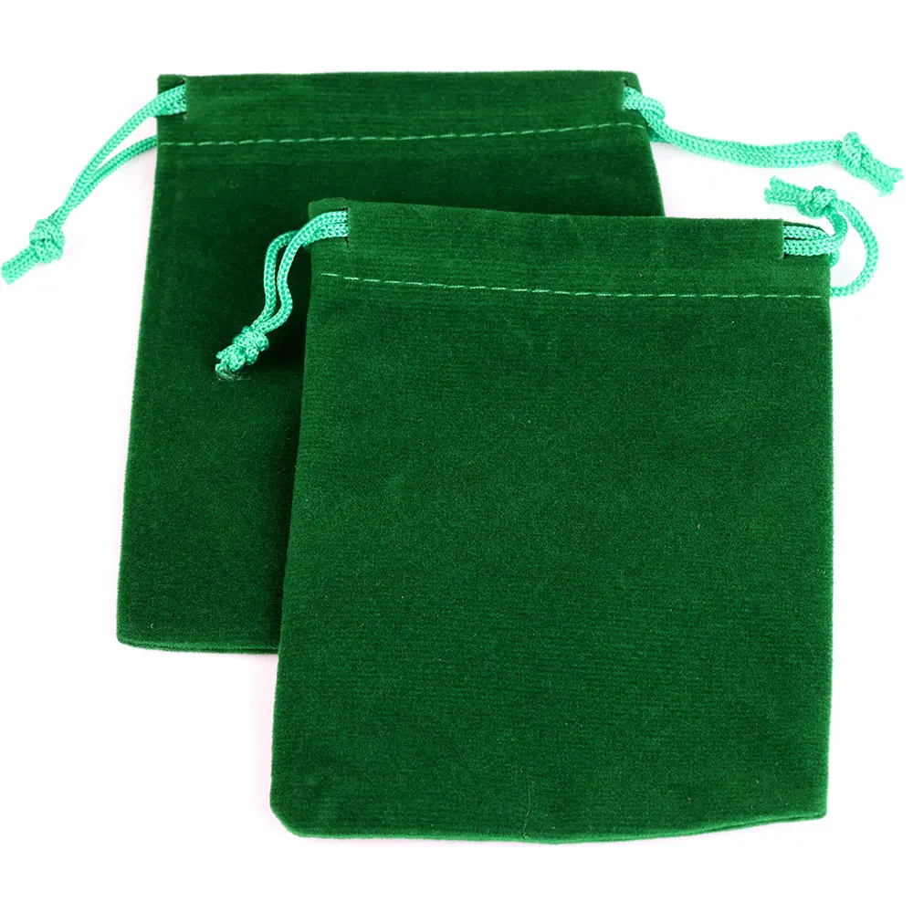 Set of 25 Colorful Velvet Drawstring Gift Bags for Jewelry Packaging and Display