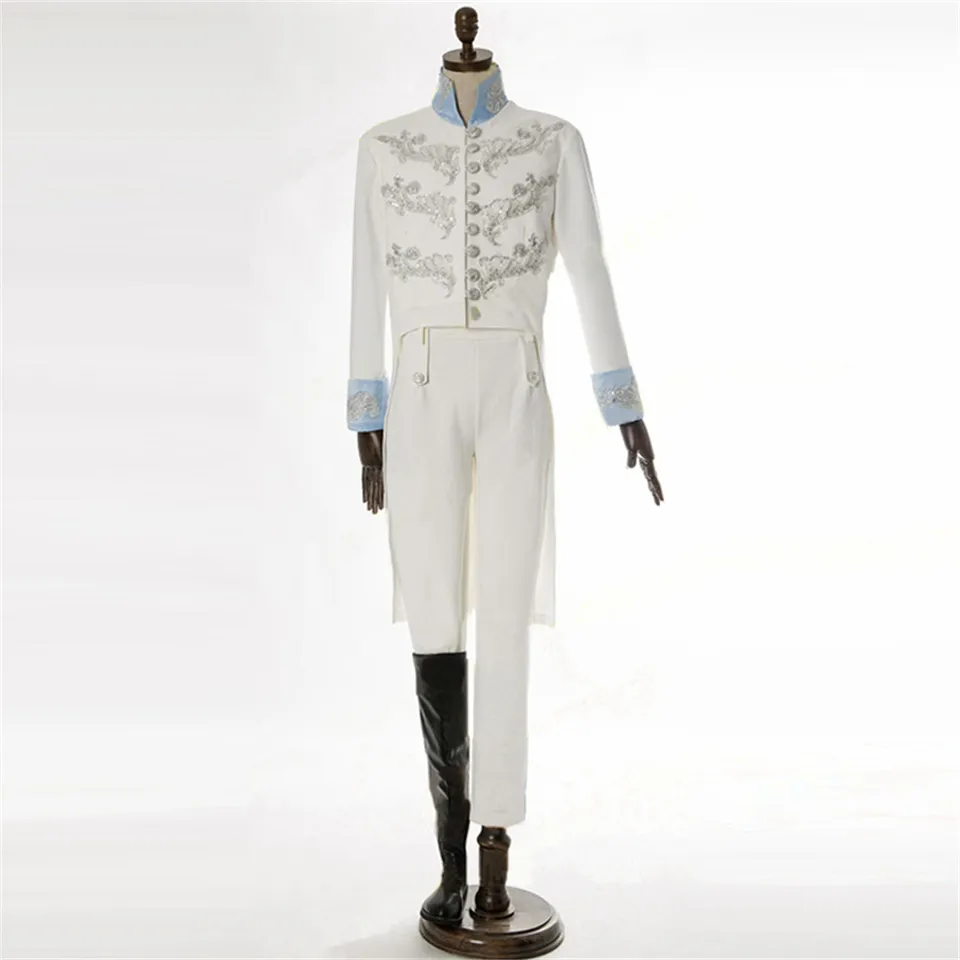 Principe Azzurro Vestito Carnevale Biancaneve Adulto Costume Da