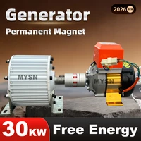 Générateur d'énergie gratuit 20kw 30kw, 220V 380V, générateur à aimant Permanent, alternateur 50Hz 60Hz avec moteur électrique à vitesse Variable 1
