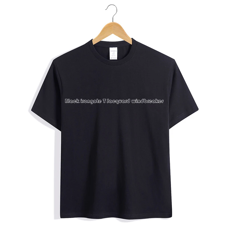 

Black irongate T Jacquard windbreaker