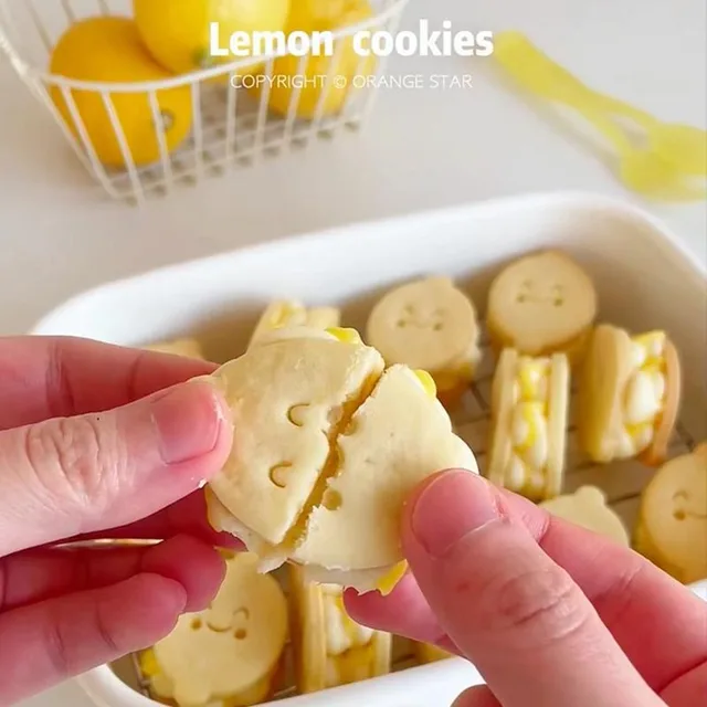 Lemon Pattern Cookie Cutter Fruit Lemon Petal Shape Fondant Stamp Cookie Biscuit Mold Baking Pastry Party Cake Decoration 2