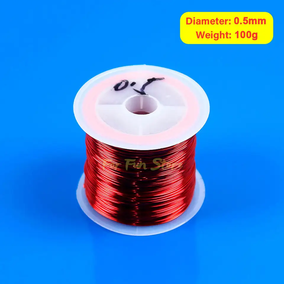 For Fun Copper Wire Enameled Wire 0.1mm -1.0mm Multi-purpose Bead String Cable Conductive Copper Wire Magnet Wire Bare Wire Coil image 10