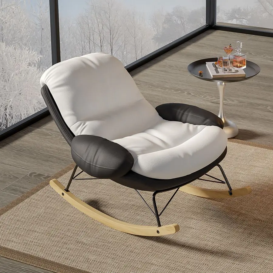 

Nordic luxury single lounge chair, living room, bedroom, balcony, leisure lazy rocking chair