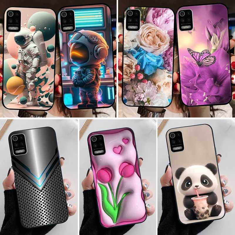 Lovely Panda Cartoon Painting Soft Silicone Phone Case Cover Bumper