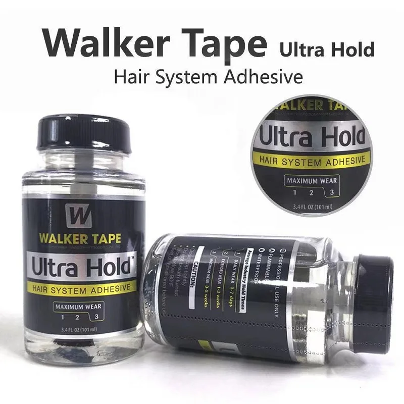 

Wholesale 3.4FL OZ(101ml) Ultra Hold Brush-on Liquid Bond Hair System Adhesive Silicone Glue For Lace Wig/Toupee/Closure/Beard
