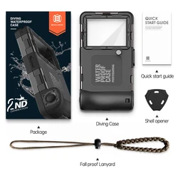 Ultimate Waterproof Diving Phone Case - 6.9 - inch Universal Protection - Pc + tpu (Black)