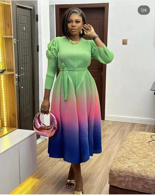 Tissu Plissé Robe De SoirÃ©e Turque Grande Taille Robe Maxi