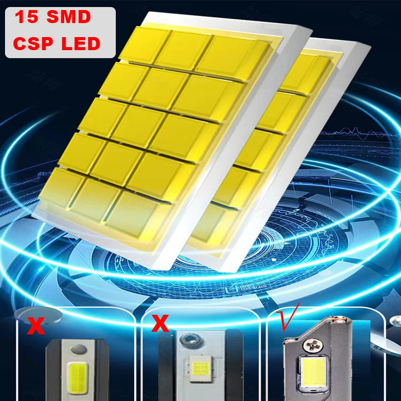 자동 LED 헤드라이트, 6500k 화이트 LED 조명, 3 구리 튜브 포함, 160W, 98000LM, D1S, D3S, D2S, D4S