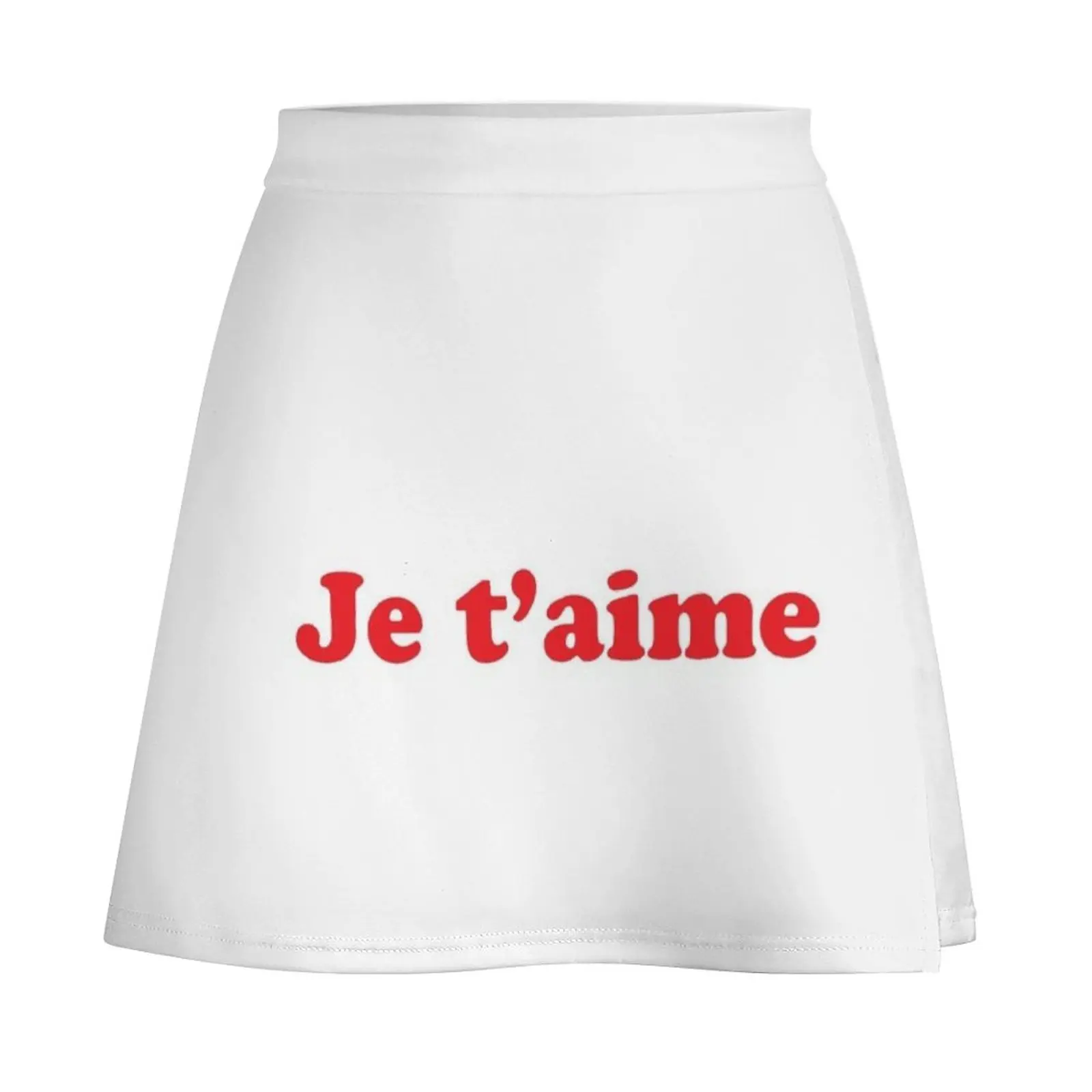Je t'aime Mini Skirt clothing women summer 2024 skirts korean skirt mini denim skirt