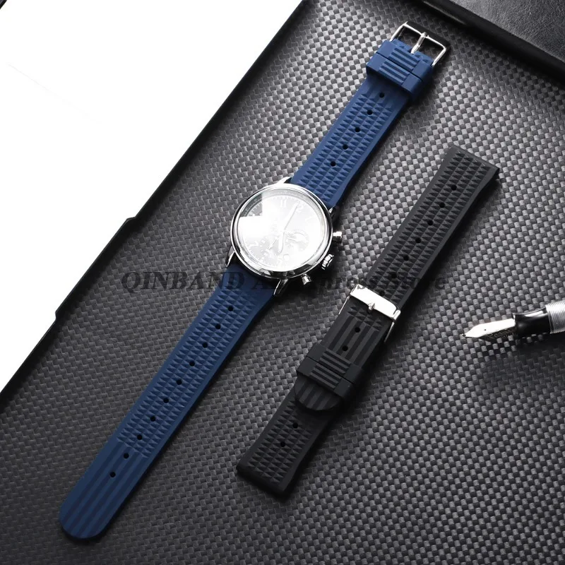 Premium Silicone Waterproof Sport Watchband Replacement Bracelet