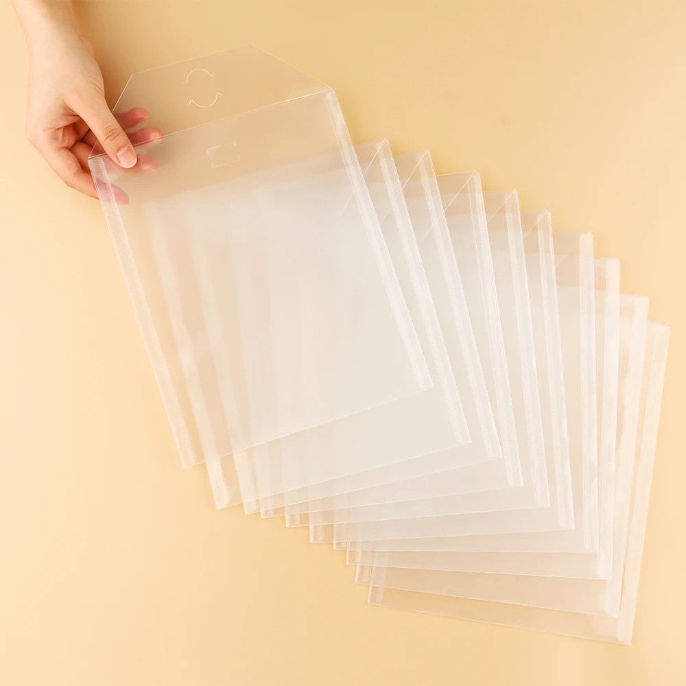 Stamp and Die Storage Bag 9.4 x 7 Inch Resealable Plastic Storage Pocket Rubber Soft Strong Magnet Sheets 10pcs