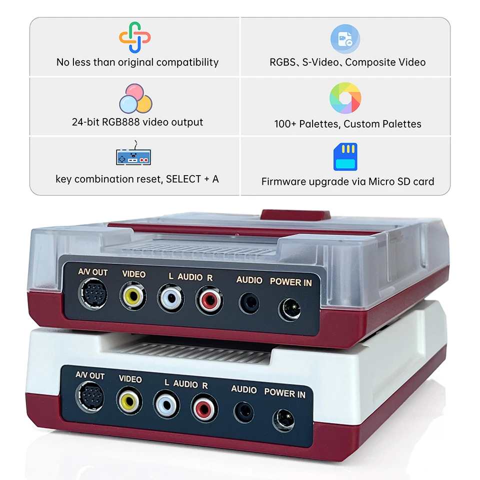Console Famicom Modifiée AV RGB (RGB Card V.4) - NTSC-J - Occasion, Prête à Brancher
