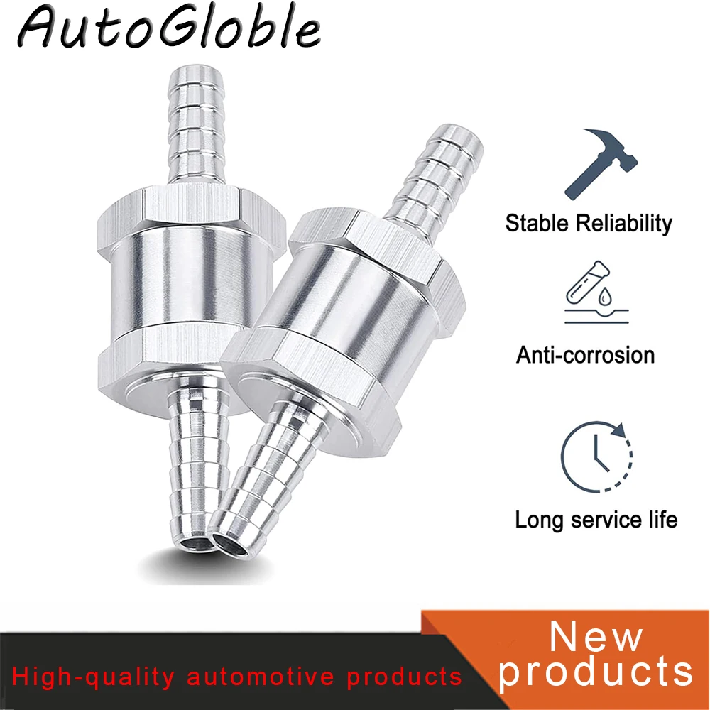 Fuel Check Valve 6/8/10/12/14/16mm Fuel Non Return Check Valve Aluminium Alloy Petrol Diesel Water Fuel Line Way Carburettor for Peugeot Renault
