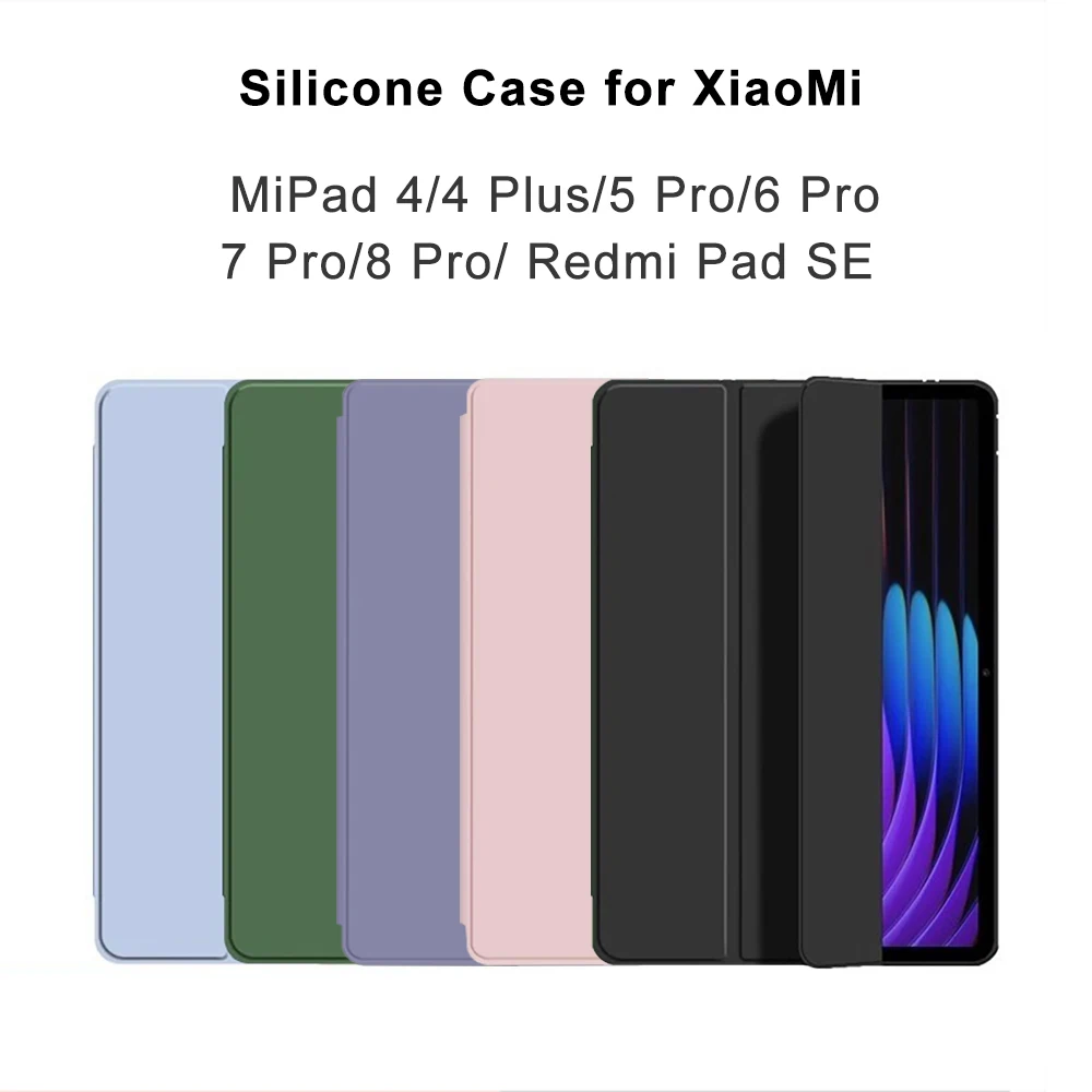 Premium Smart Flip Cover for 11.2 inch Tablet - Silicone PU Leather Full Protector Sleeve
