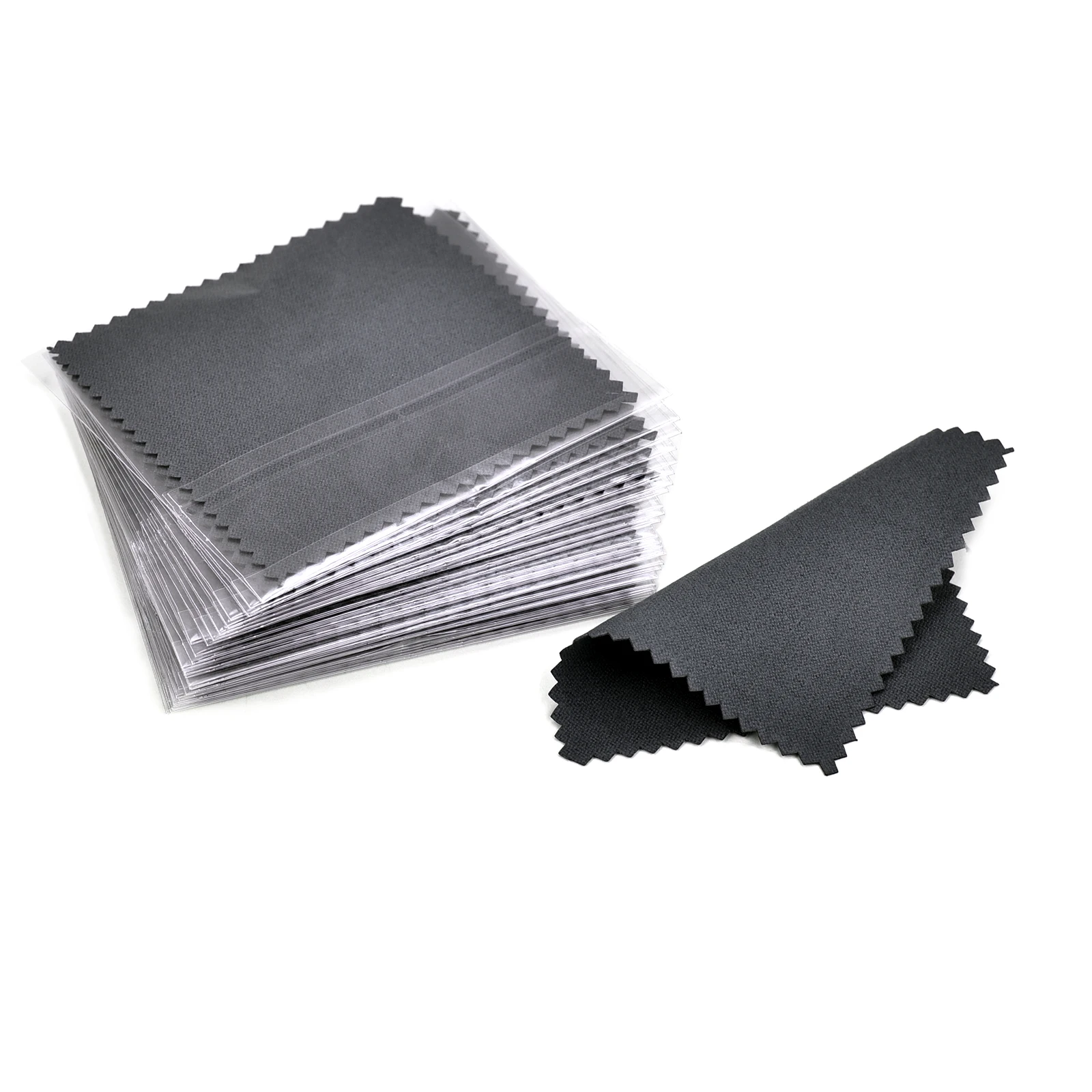 Silver Polishing Cloth Set - 50 Pack of Premium Soft Cleaning Wipes
