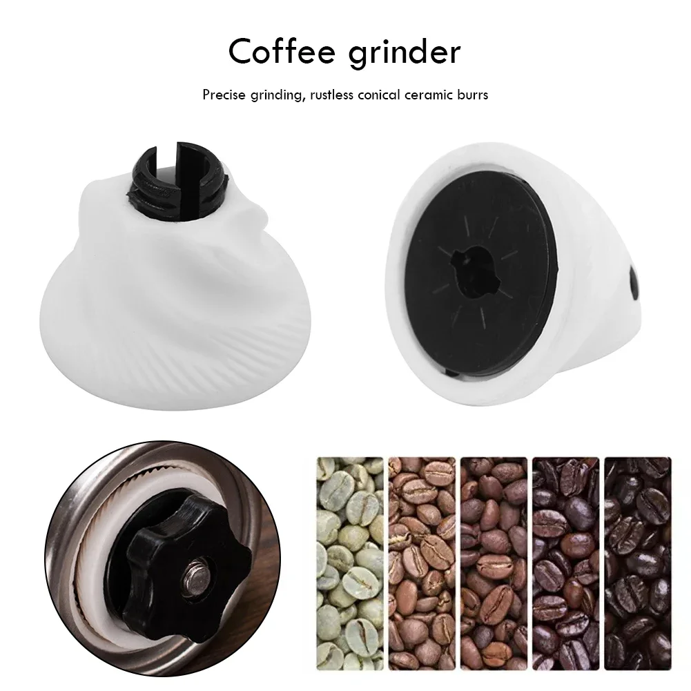 Ceramic Grinder Rotor For Coffee Grinder Mini Hand Manual coffee Machine Handmade Coffee Bean Burr Grinders Kitchen Tool