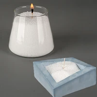 500g/1000g White Sand Wax Ice Flower Wax DIY Candle Making Accessories Supplies Snowflake Wax Candle Landscape Painting Sand Cup 4