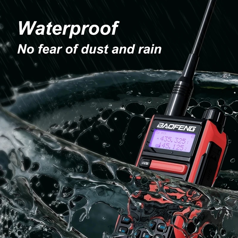 2PCS NEW Baofeng UV 16 Max V2 High Power Upgraded Of UV9R UV5R Walkie Talkie IP68 Waterproof 50KM Long Range Dual Band Ham Radio 6