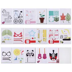 Moules en papier pour imprimante 3D, 17 pièces, modèles de papier pour enfants, pour la pratique 