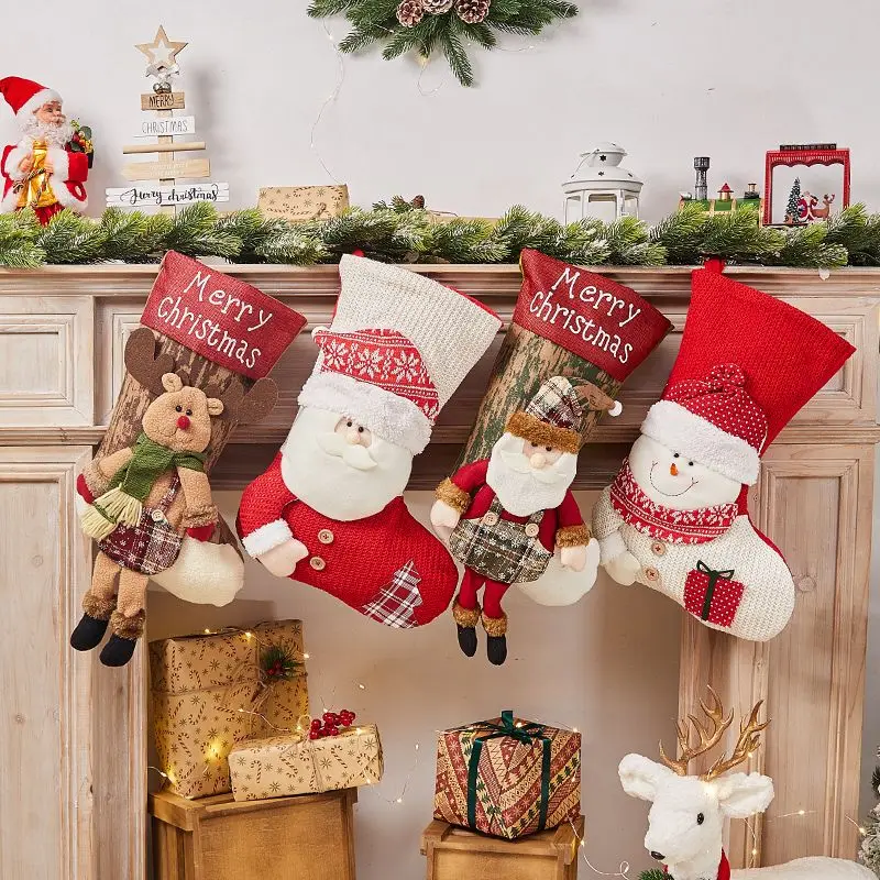 

Christmas decoration items Santa Claus cute little socks Christmas tree pendant