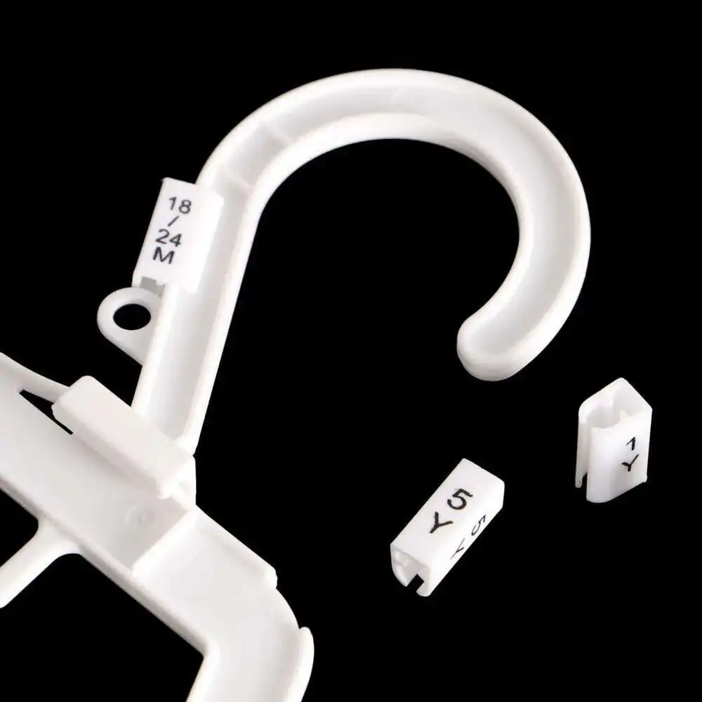 20pcs Coat Hanger Size Cubes Babieswear Garment Clothes Marker Babies Size Cube