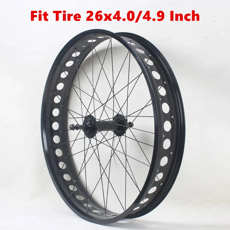 26X40SnowBikeWheel20InchFatBicycleFrontandRearAluminum