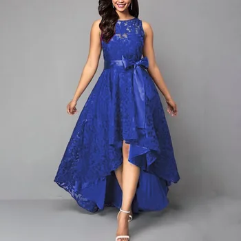 2025 Dresses Elegant Lace Party Party Lace Dress Dresses Women's Fashionable Temperament Casual Sleeveless Irregular Loose Dress 1