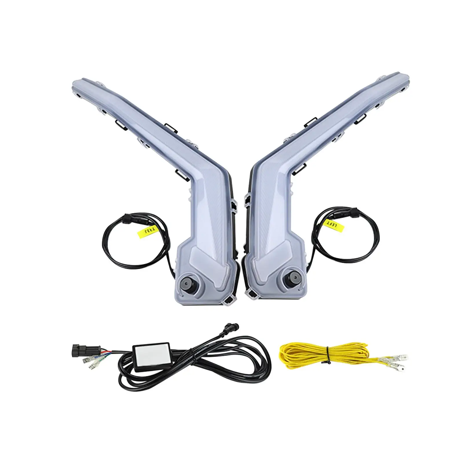 

Front LED Turn Signal Light Headlight Fang Lights Replaces Accessory Exquisite