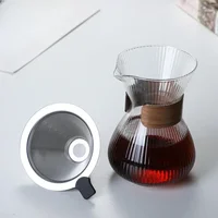 Hand Brewed Glass Coffee Sharing Pot Barista Tools Household Filter Coffee Pot Set Coffeeware Teaware Coffe Accessories 4