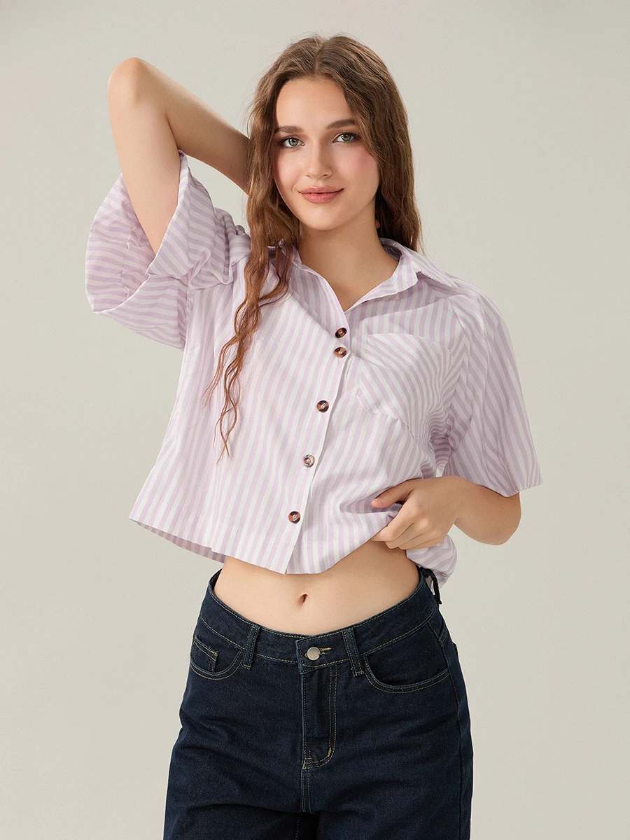 Elegant V-Neck Blouses with Ruffle Sleeves and Tie Waist Detail - Stylish Women s Summer Tops for Any Occasion