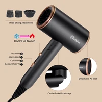 Sèche-cheveux pliable Hatteker 3200W EU, électrique, haute puissance, pour usage domestique, avec 2 réglages de température et ions négatifs pour le soin des cheveux 2