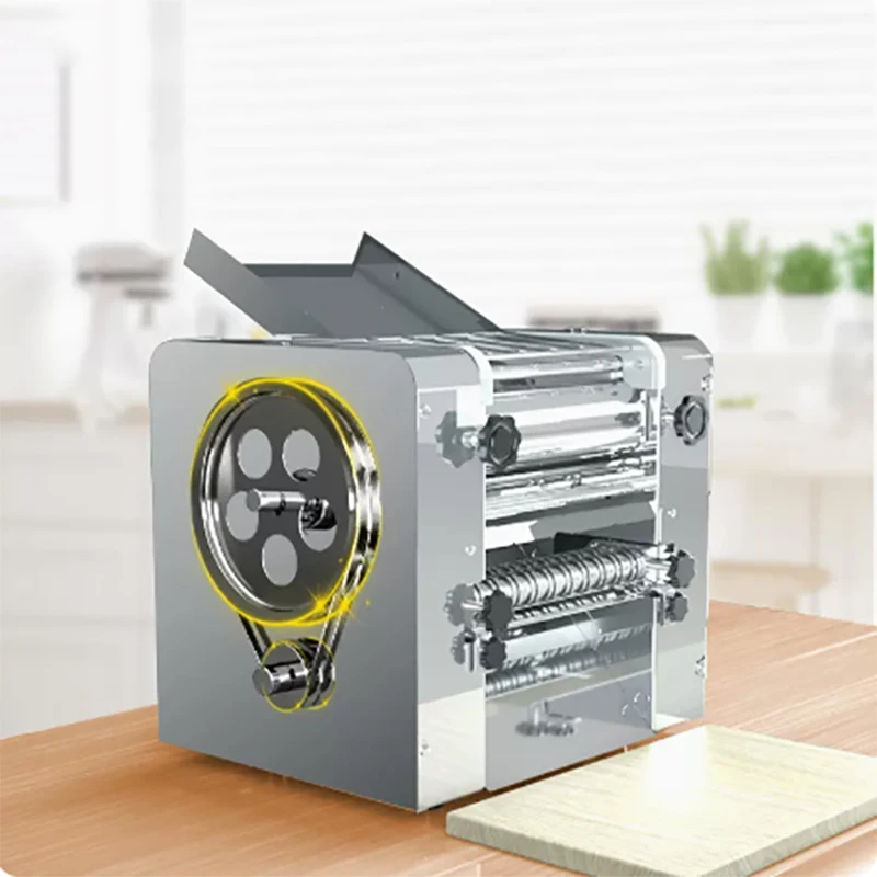 Electric Noodle Machine Kneading Making Household Dough Roller Tablet Press Cutting Small Stainless Steel Multifunctional