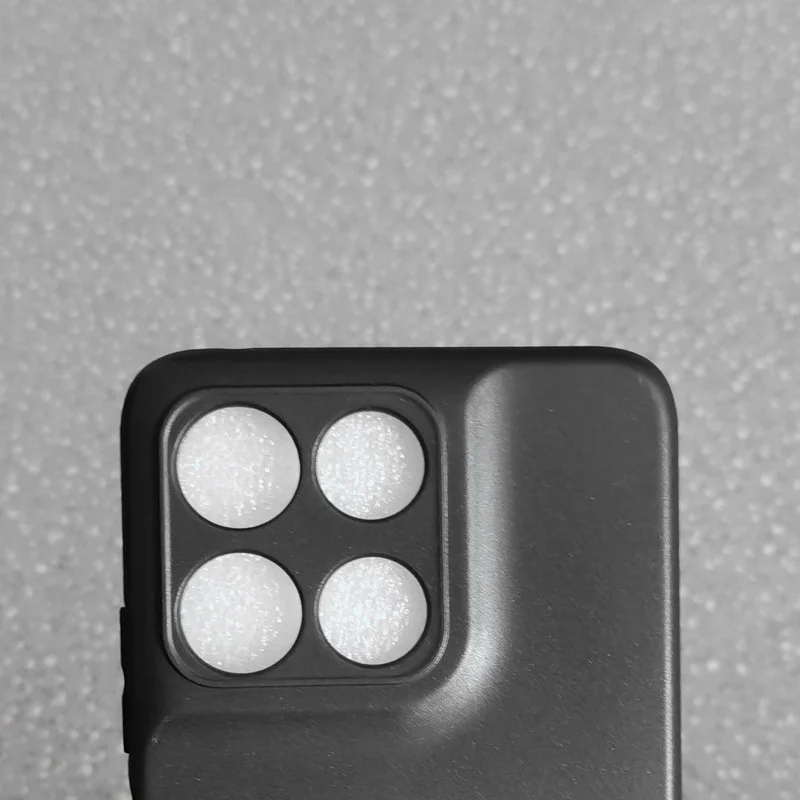 Slim Black Matte Silicone Case - Soft TPU Bumper Protective Cover
