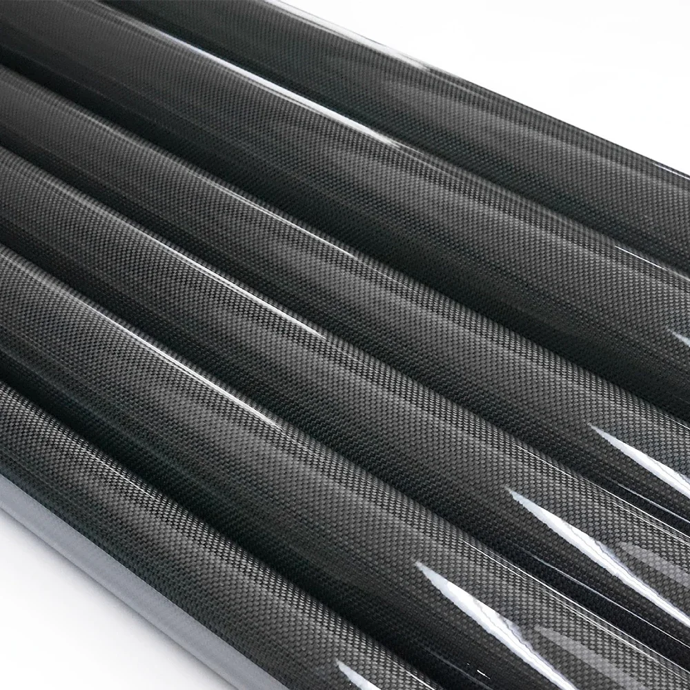 3k Carbon Fiber Tube, Twill Shining, Length:500mm, Wall Thickness: 1mm,Calibre: 5mm-35mm  RC Airplane Models Accessories. 6