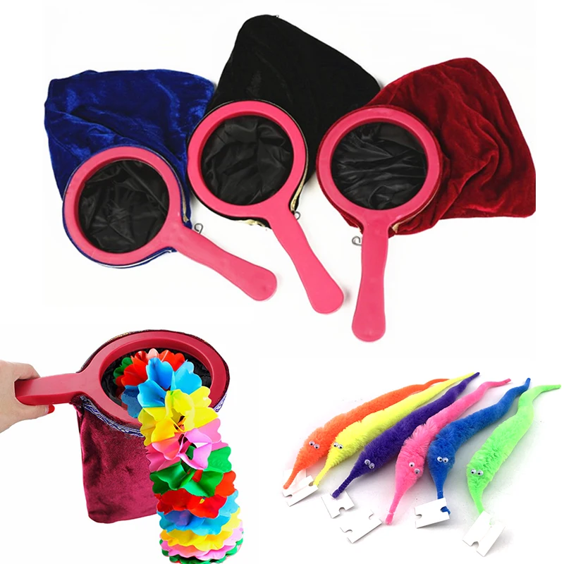 Смешные новички оригинальные наборы извивающийся волшебный червь сменный мешок