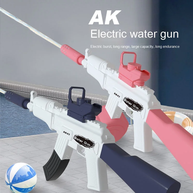 Summer Children's Outdoor Water Battle AK Electric Toy Gun Playing in Water Parent Child Swimming Pool Interactive Gift 3