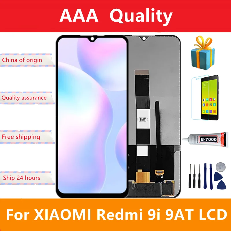 6.53 "Originale Para Xiaomi Redmi 9I M2006C3Lii/Redmi 9At Global M2006C3Lvg Display Lcd Tela De Toque Digitador Assemblepia Substi