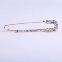 Trendy Rhinestone Five Pointed Star Brooches for Women Unisex Pearl Flower Pins Office Party Friend Gifts Jewelry Accessories 3