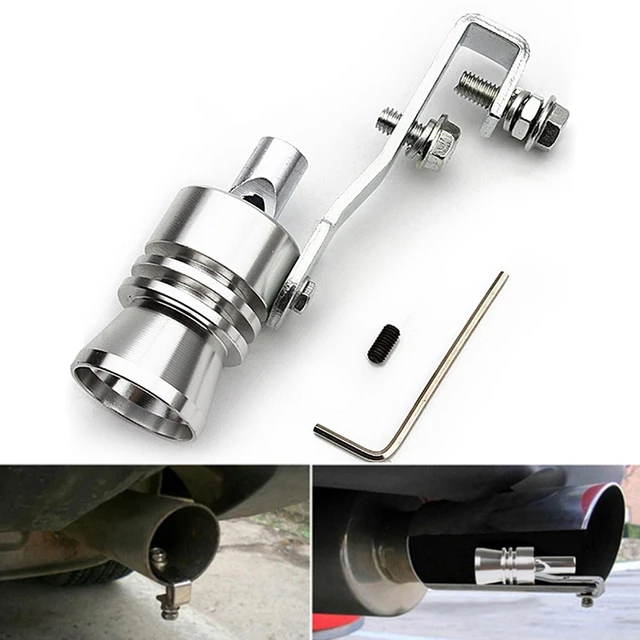 Universal Car Size S 18mm Turbo Sound Whistle Muffler Exhaust Pipe Auto Blow-off  Valve Simulator for All Cars Accessories - AliExpress