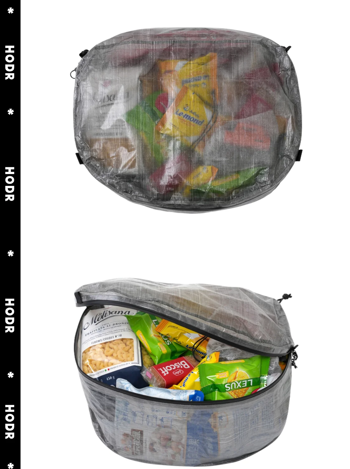 Top view of rectangular DCF organizer pod