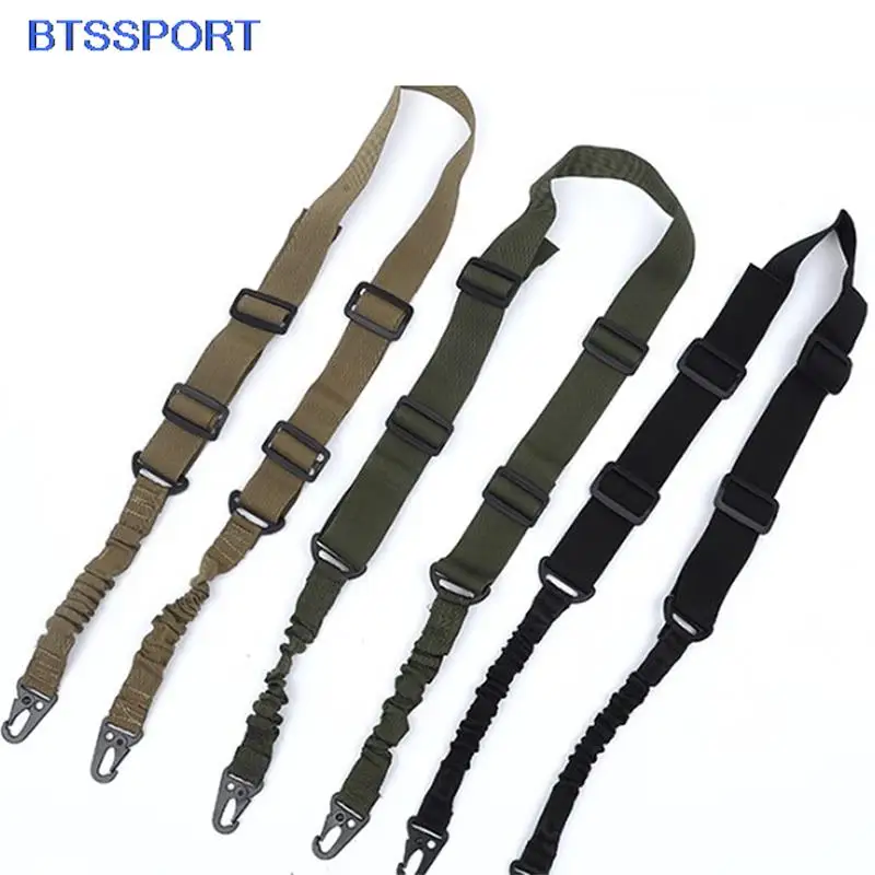 

1pc 2 Point Sling Shoulder Strap Outdoor Rifle Sling QD Metal Buckle Belt