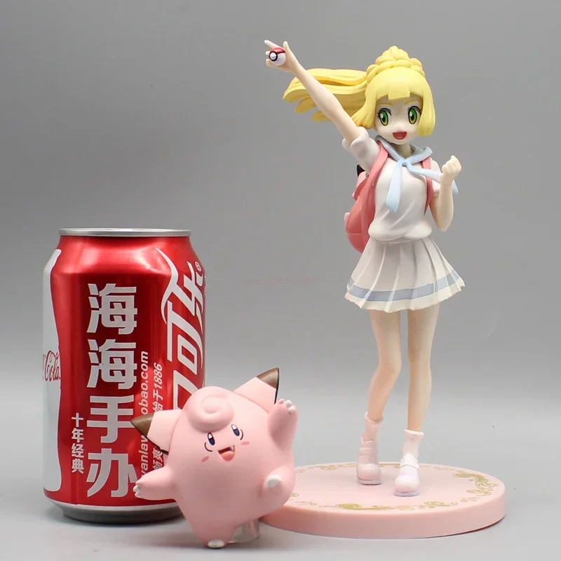 pokemon-lillie-clefairy-figure-anime-girl-action-figurine-kawaii-model-collection-pvc-statue-doll-children-toys-gift-195cm