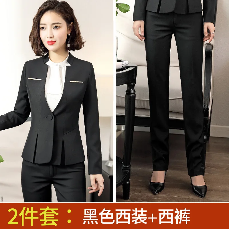 937 Business Wear Women's Fashion New Blazer Ol Korean Style Elegant Slim Fit Women's Pants Suit Work Clothes Formal Wear