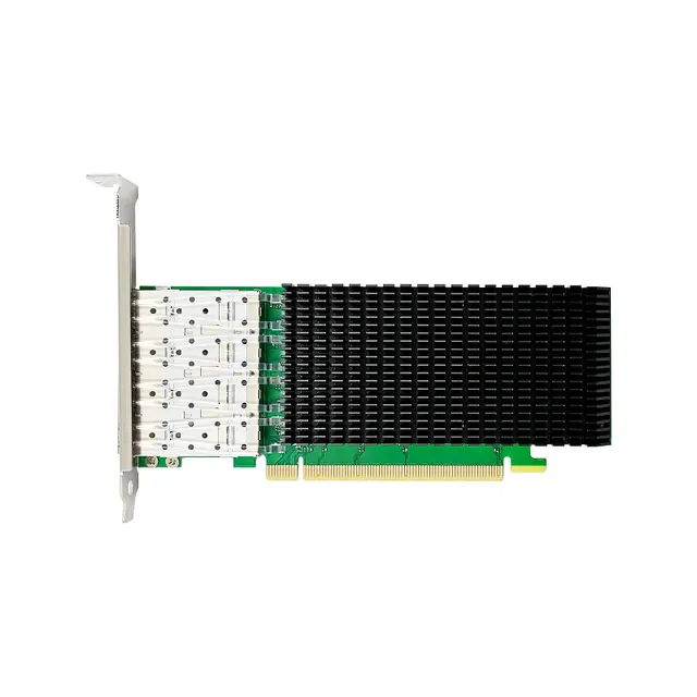 Четырехпортовый 25 Гб PCIe x16 сетевая карта NIC Ethernet адаптер на основе Intel E810 чип с низким профилем RDMA 2
