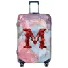 Stretch Fabric Luggage Cover Suitcase Protector Baggage Case for18-32 Inch Suitcase Case Red Rose Series Travel Organizer 6
