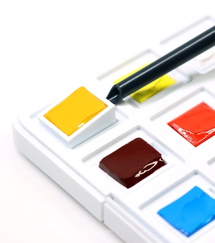 Royal Talens Van Gogh Solid Watercolor 12/15/18/24/36 Colors Professional Watercolor Paint Set