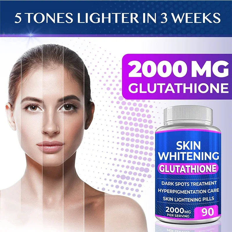 1 bottle of glutathione capsules for brightening