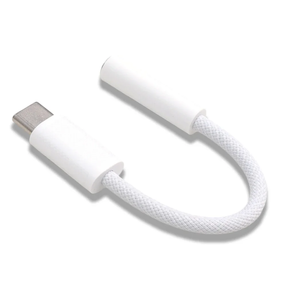 Certificato Apple MFi] Confezione da 2 adattatori per cuffie per iPhone 15, da USB tipo C a jack femmina da 3,5 mm per cuffie Aux Audio Dongle compatibile con iPhone 15/15 Plus/15