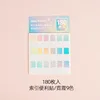 60/90/180 Sheets Transparent PET Waterproof Sticky Note Pads Notepads Posits for School Stationery Office Supplies 5