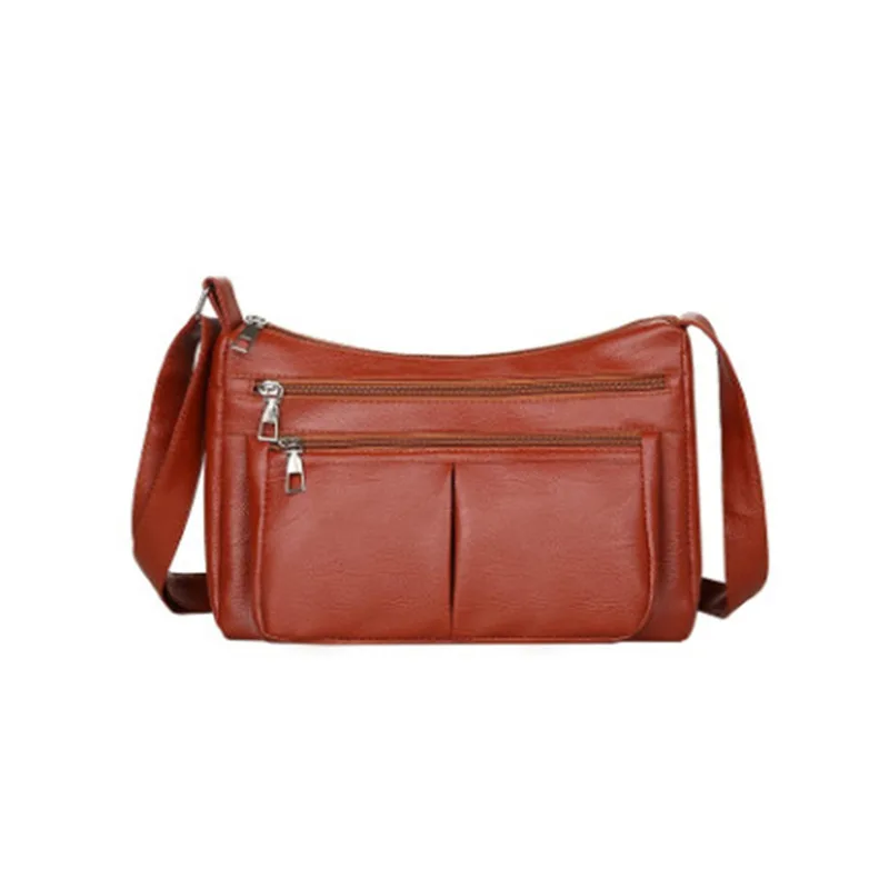 Fashion Women Bag Pu Soft Leather Shoulder Bag Multi-layer Crossbody Bag Quality Small Bag Brand Red Handbag Purses 8